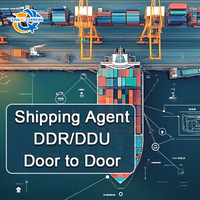 Transitaire maritime, agent d'expédition, services DDP DDU, conteneur 40HQ, calcul du coût d'expédition vers les États-Unis, le Canada, le Mexique, porte à porte