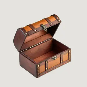 木製ボックス小さな小さなジュエリー収納木製化粧品ボックス木製アンティークチェストボックス