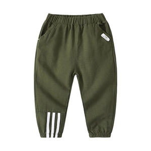 Vente en gros de pantalons cargo multicolores décontractés tendance pour garçons pantalons longs avec sangle inférieure blanche style décontracté printemps - Product Image 2