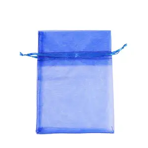 Wedding Party Multi Color Gift Drawstring Bags Wholesale Personalized Organza Candy Bag