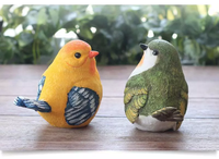 Sculpture d'oiseau en résine sculptée à la main de haute qualité, décoration créative pour la maison, le jardin, le restaurant, ornements de jardin extérieur