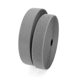 Schwarz <span class=keywords><strong>3</strong></span> 4 Auf Lager Orange Farbe Zoll Nähen Weichen Flanell Handwerk Nähen Auf 1 "haken Und Schleife Band - Product Image 1