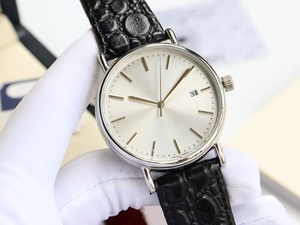 Montres de luxe étanches pour un usage professionnel et décontracté avec cadran argenté - Product Image 3