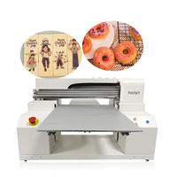 Impresora Comercial de Pasteles A2 |   Impresora de Alimentos de Cama Plana con Tinta Comestible para Producción de Panadería, Pastelería y Postres, Formato Grande de 420*600 mm