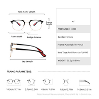 Nouvelles lunettes optiques confortables à monture carrée pleine bordure unisexe BE WELL anti-lumière bleue à double faisceau pour myopie, hommes et femmes