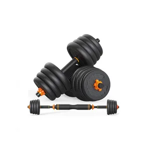 Peralatan Fitness Gym Set Dumbbell Beban Bebas Perlengkapan Gym Dumbbell Yang Dapat Disesuaikan Semen Dumbbell Yang Dapat Disesuaikan