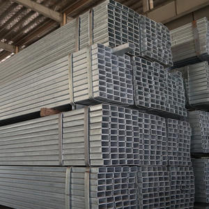 Tubo quadrato in acciaio strutturale zincato a caldo Q235B striscia zincata a freddo tubo rettangolare 40*40 40*60 100 * taglio 100 - Product Image 4