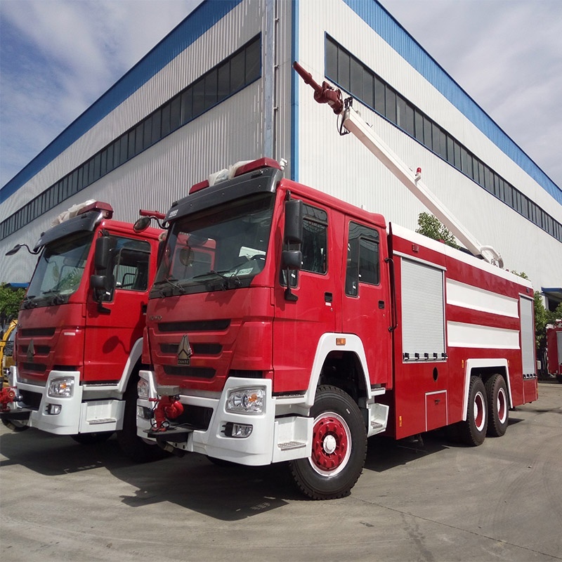 SINOTRUK HOWO 6x4 6x6 аварийно-спасательная 18 м водонапорная башня пожарная машина водяная пена танкер пожарная машина пожарный насос автомобиль