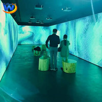 Sistema de Proyección de Realidad Aumentada (RA) Interactivo e Inmersivo para Pared/Suelo, Sala de Proyección de Experiencia Inmersiva