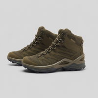 Bottes de trekking Elkland toutes saisons pour hommes, imperméables, respirantes, antidérapantes, avec tige en nubuck artificiel et doublure en membrane.