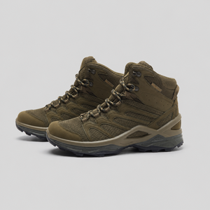 All Seasons Men <b>Waterproof</b> Ankle Trekking Boots Artificial Nubuck Upper Membrane <b>Sock</b> Lining Lightweight Outdoor Hiking Shoes - Product Image 2