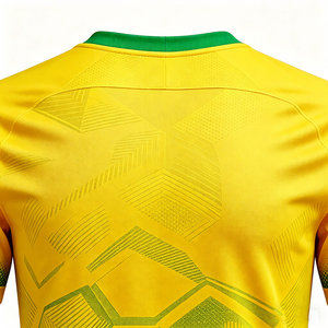 Camiseta de Fútbol Retro Estilo Sudamericano Copa Mundial 1970 Brasil, OEM ODM, Transpirable, Personalizable con Nombre y Número, para Verano - Product Image 2