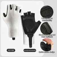 Gants de cyclisme demi-doigts en gros avec absorption des chocs, paume respirante antidérapante pour vélo de route, sports de plein air et pêche