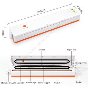Machine de scellage sous vide portable LJJZH218 pour sacs alimentaires et snacks, scelleuse thermique automatique en gros - Product Image 5