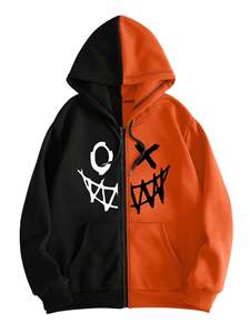 Hoodies for <b>Men</b> <b>Zip</b> up <b>Hoodie</b> Drawstring Casual Long Sleeve <b>Pocket</b> Hooded Sweatshirts - Product Image 3