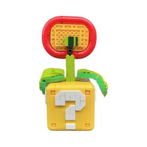 1221 Flame Flower Desktop Decoration Puzzle Assembly Small Particle Building Blocks ABS Plastic 800+ Pieces Children's Toy Gift - Product Image 5