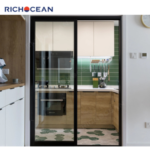 RICHOCEAN Foshan Fabricant de portes coulissantes intérieures à bas prix, portes coulissantes en verre et aluminium pour les pièces - Product Image 4