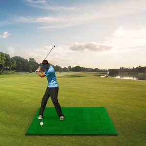 Tapis d'entraînement <span class=keywords><strong>de</strong></span> <span class=keywords><strong>golf</strong></span> extérieur lesté en nylon avec base en caoutchouc pour le practice <span class=keywords><strong>de</strong></span> driving - Product Image 5