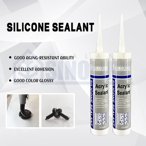 Sinolink 300ml Negro Resistente al fuego Fuerte Pegamento <span class=keywords><strong>Sellador</strong></span> Adhesivo Calafateo <span class=keywords><strong>Ventanas</strong></span> Secado rápido Relleno de huecos <span class=keywords><strong>Sellador</strong></span> acrílico pintable - Product Image 2
