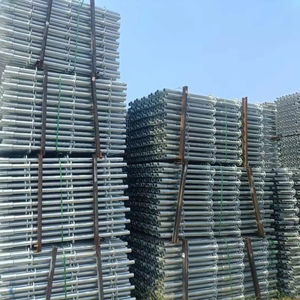 نظام سقالات رينغلوك صناعي مجلفن قابل لإعادة الاستخدام، سقالات معيارية للبناء، سقالات رينغلوك مع حواف - Product Image 1