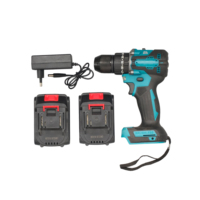 Perceuse électrique sans fil 21V en gros avec couple élevé et fonction percussion 3/8 pour le perçage du bois, 1 batterie lithium-ion
