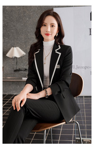 Traje <span class=keywords><strong>De</strong></span> Oficina Para Dama Diseño Nuevo <span class=keywords><strong>De</strong></span> Otoño Vestido <span class=keywords><strong>De</strong></span> Alta Calidad Para <span class=keywords><strong>Mujer</strong></span> Tallas Grandes <span class=keywords><strong>Trajes</strong></span> <span class=keywords><strong>De</strong></span> Negocios Para <span class=keywords><strong>Mujer</strong></span> - Product Image 4