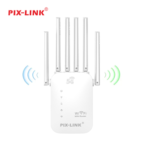 Pix-Link ตัวขยายช่วงสัญญาณ WiFi แบนด์คู่1200Mbps พร้อม6เสาอากาศรับสัญญาณสูงโหมด3-in-1พร้อมพอร์ตอีเธอร์เน็ตติดตั้งง่าย - Product Image 2