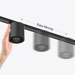 Morden Style 5mm <span class=keywords><strong>Rail</strong></span> Aluminium PC Intérieur Home Office Spotlight COB Magnétique Led Track Light - Product Image 5