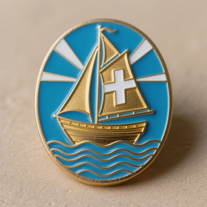 เข็มกลัดโลหะเคลือบโลโก้ออกแบบได้ตามที่ต้องการ - Product Image 3