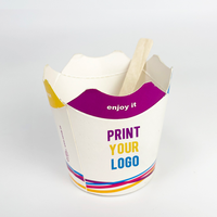Gobelets à glace en papier jetables autrichiens personnalisés avec logo en forme de tourbillon 2026