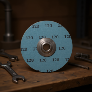 Disque abrasif en corindon Ttake, grain 120, avec raccord rapide femelle AB1090 - Product Image 3