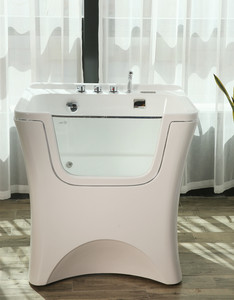 <span class=keywords><strong>Bañera</strong></span> Moderna Rectangular de Acrílico para Mascotas, 110V/220V, con Ozono, Baño Lácteo, Portátil, Independiente, con Masaje - Product Image 5