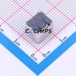 HC001-1A1H1A103-0HR USB Connector SMD Connector ( Connector Type: Type-C )( Gender: Female )( Mounting Type: Horizontal Mount ) - Product Image 2