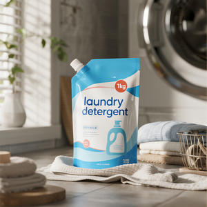 500ml 1L 2L rửa lỏng doypack Pouch sinh thái thân thiện đứng giặt chất tẩy rửa lỏng Pouch với tái sử dụng Spout - Product Image 3