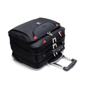 New Vintage Ttrolly Case Oxford Roller Cloth Business Zipper Closure 18inch Laptop <b>Trolley</b> Bag Spinner <b>Suitcase</b> Luggage - Product Image 5