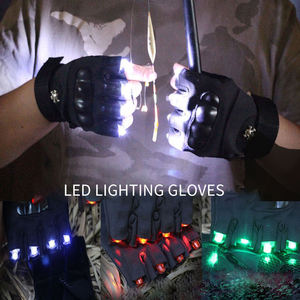 <strong>Fish</strong> Camping Luminous LED <strong>Flashlight</strong> Fishing Racing Gloves Work Other Sports Gloves <strong>Fish</strong> Fingerless Fishing Gloves - Product Image 4