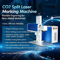 Marqueur laser CO2 séparé 30W 60W, graveur laser non-métallique pour bois, bambou, caoutchouc, acrylique avec table de travail CNC
