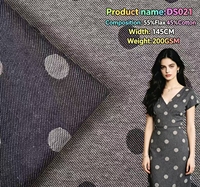 Kain Linen Katun Tahan Lama, Kain Linen Tenun untuk Pelapis dan Dekorasi Rumah, Langsung dari Produsen, MOQ 2M