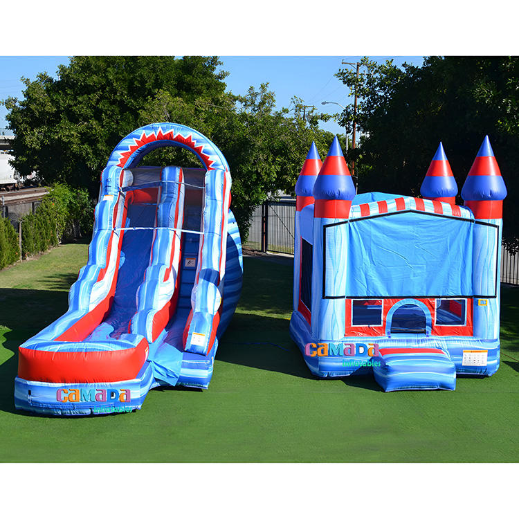 Marbre bleu et rouge