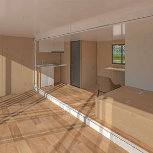 Maison préfabriquée de luxe moderne en conteneur maritime à vendre au Canada, standard, extensible, pliable, véranda en verre - Product Image 6