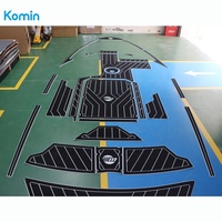 Komin Kit de tapis de bateau en mousse EVA marine personnalisé Malibu 21VLX