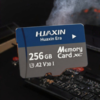 Tarjeta de Memoria Micro SD A2 U3 de Alta Velocidad de Transferencia, de 32GB a 256GB, de Plástico, Gran Capacidad de Almacenamiento para Cámaras Deportivas, Compatible con SDXC