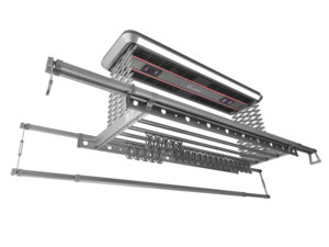 Smart Electric <b>Ceiling</b> <b>Clothes</b> <b>Drying</b> <b>Rack</b> With Heating Function Digital Control Metal Design For Indoor Use - Product Image 3