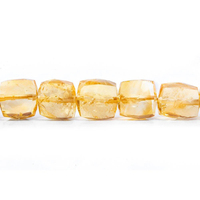 8-9mm aigue-marine laiteuse pierre précieuse naturelle perlée bricolage pierres précieuses Cubes à facettes en vrac pour perles