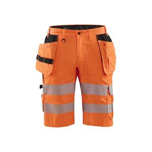 BLAKLADER - 158618115300C56 <b>Hi</b>-<b>Vis</b> shorts with stretch <b>Orange</b> - EAN 7330509691328 <b>HI</b>-<b>VIS</b> WORKWEAR - Product Image 1