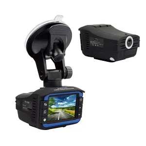 Best selling 2in 1 720P car DVR Recorder Car Radar Detectors Speed dash cam for Russian market