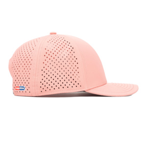 หมวกแก๊ปเบสบอลแบบ Snapback ผ้าโพลีเอสเตอร์กันน้ำ ตกแต่งด้วยแผ่นยาง TCAP China Custom - Product Image 4