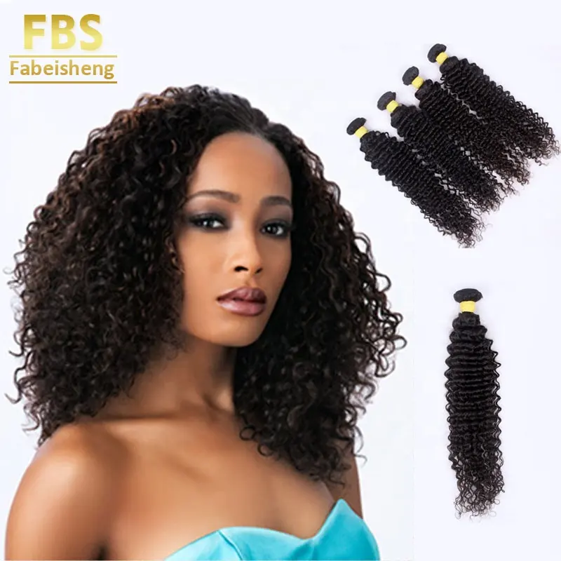 FBS Raw Hair Suppliers for100% Virgin Raw Unprocessed Wigs in 8 to 42 Inch Bundles Deep Wave Malaysian Curly Hair Bundles