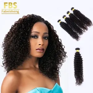 FBS Raw Hair Suppliers for100% Virgin Raw Unprocessed Wigs in 8 to 42 Inch Bundles Deep Wave Malaysian Curly Hair Bundles