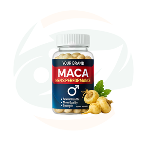 Capsules de racine de maca OEM à succès, capsules de maca noire pour homme fort, complément alimentaire à base de plantes, capsules de maca pour la santé - Product Image 1